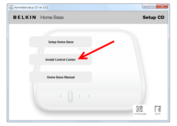 Belkin Home Base install control center.png