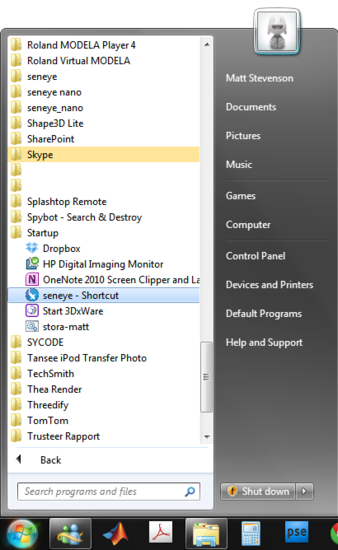 add a seneye shortcut  to your windows start up folder.png
